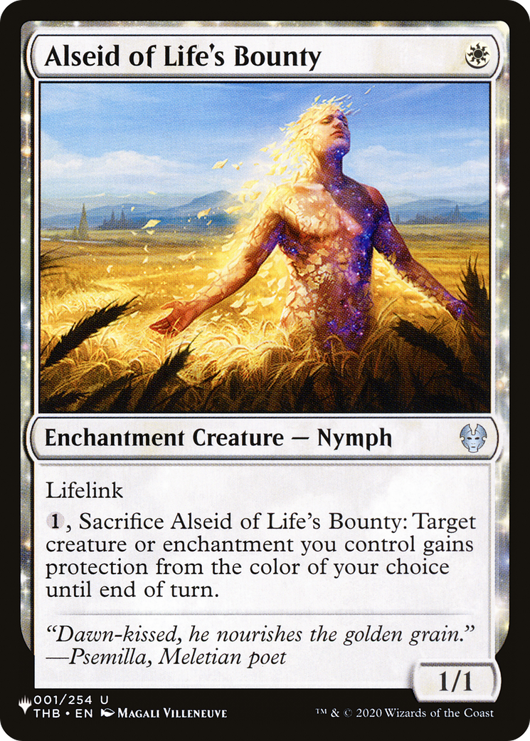 Alseid of Life's Bounty [The List] | Magic Magpie