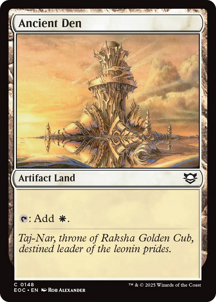 Ancient Den [Edge of Eternities Commander] | Magic Magpie