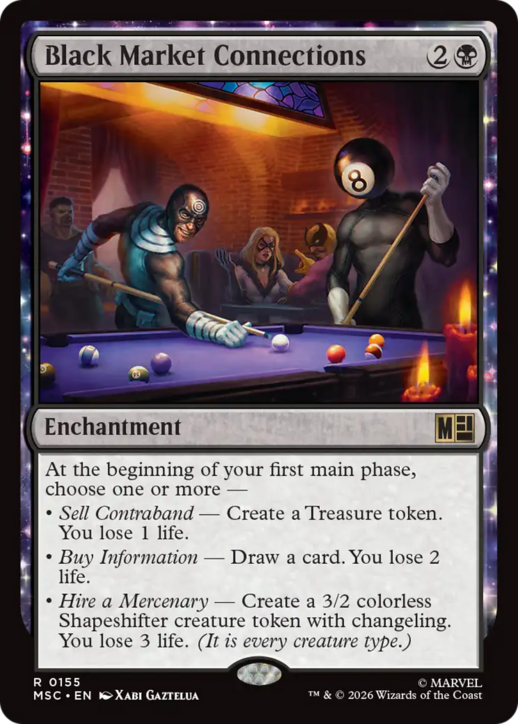 Black Market Connections (Surge Foil) [Marvel Super Heroes Commander] | Magic Magpie