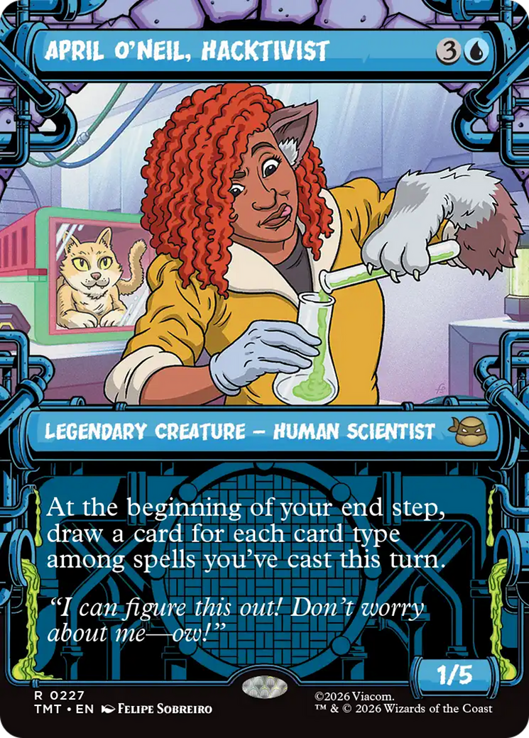 April O'Neil, Hacktivist (0227) (Showcase) [Teenage Mutant Ninja Turtles] | Magic Magpie