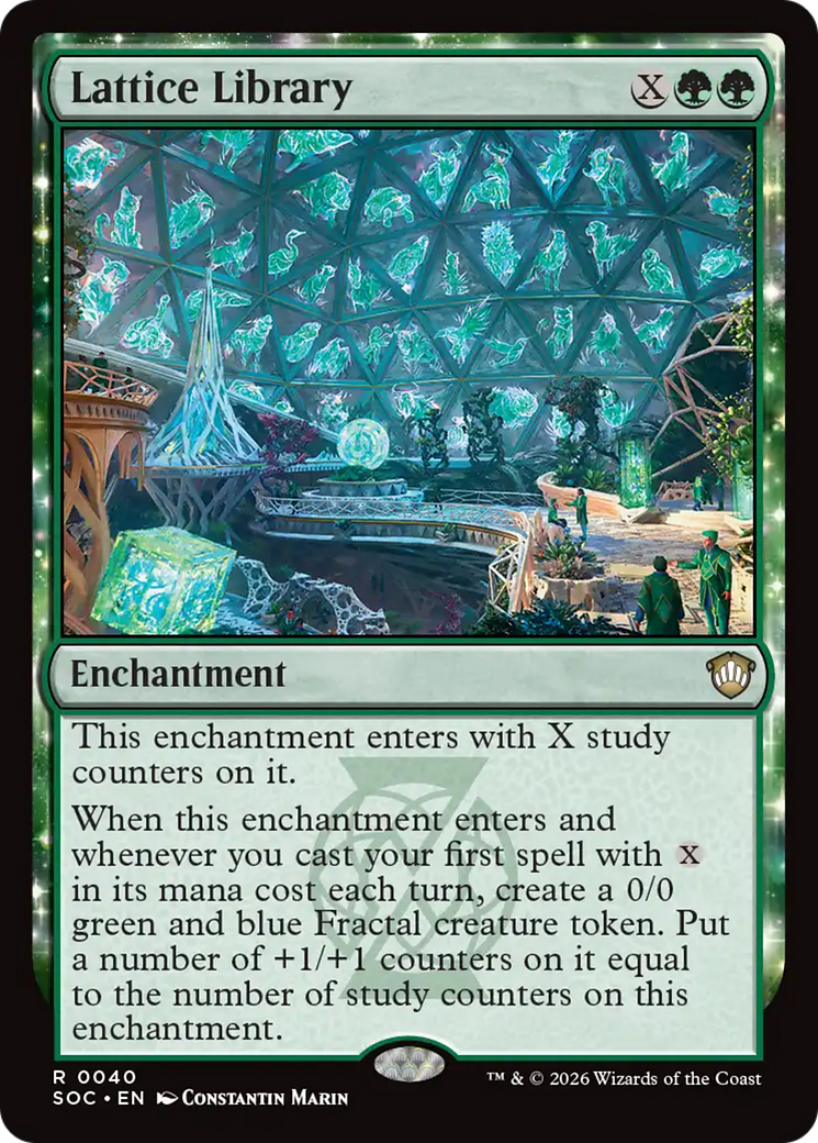Lattice Library [Secrets of Strixhaven Commander] | Magic Magpie