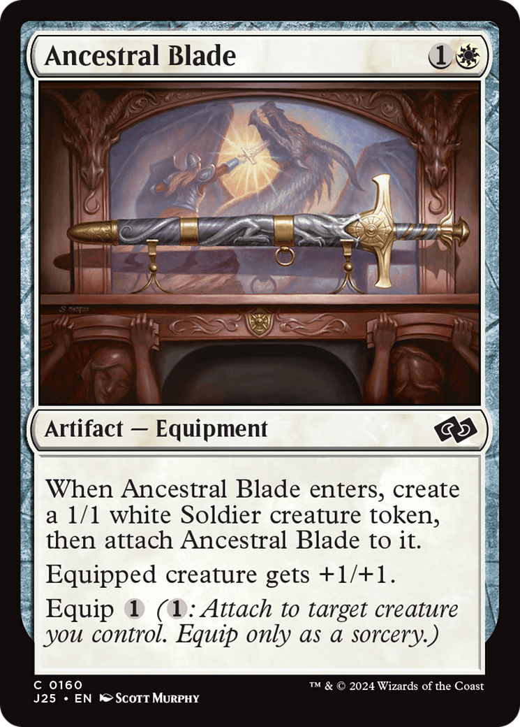 Ancestral Blade [Foundations Jumpstart] | Magic Magpie