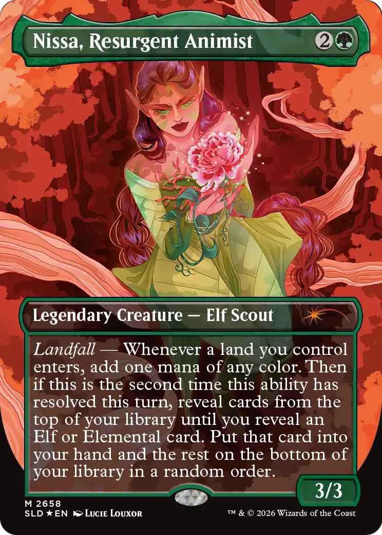 Nissa, Resurgent Animist [Secret Lair Drop Series] | Magic Magpie