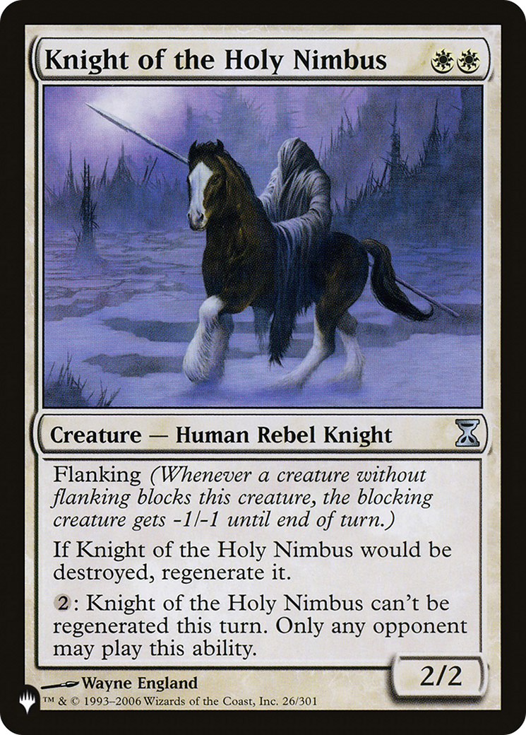 Knight of the Holy Nimbus [The List Reprints] | Magic Magpie