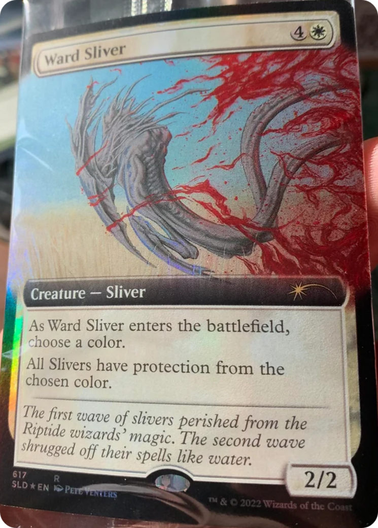 Ward Sliver (Extended Art) [Secret Lair Drop Promos] | Magic Magpie