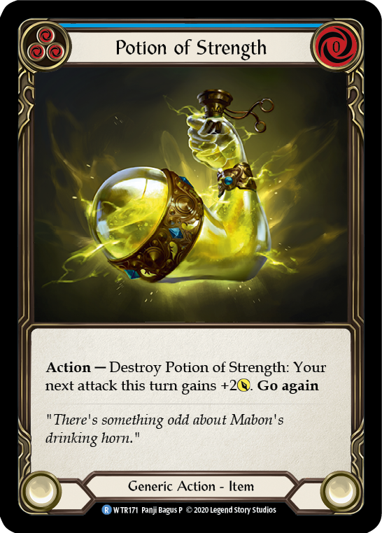 Potion of Strength [U-WTR171] (Welcome to Rathe Unlimited)  Unlimited Rainbow Foil | Magic Magpie