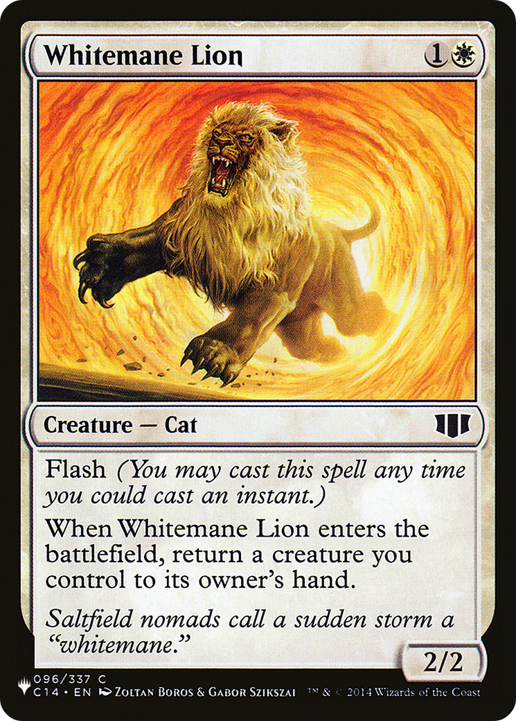 Whitemane Lion (PLC) [The List] | Magic Magpie