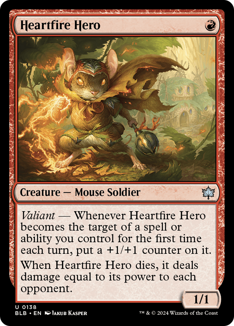 Heartfire Hero [Bloomburrow] | Magic Magpie