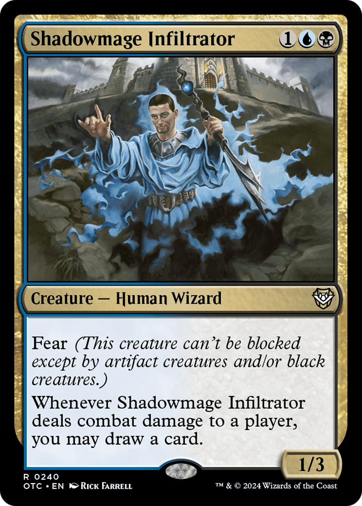 Shadowmage Infiltrator [Outlaws of Thunder Junction Commander] | Magic Magpie