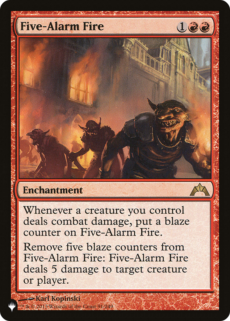 Five-Alarm Fire [The List] | Magic Magpie