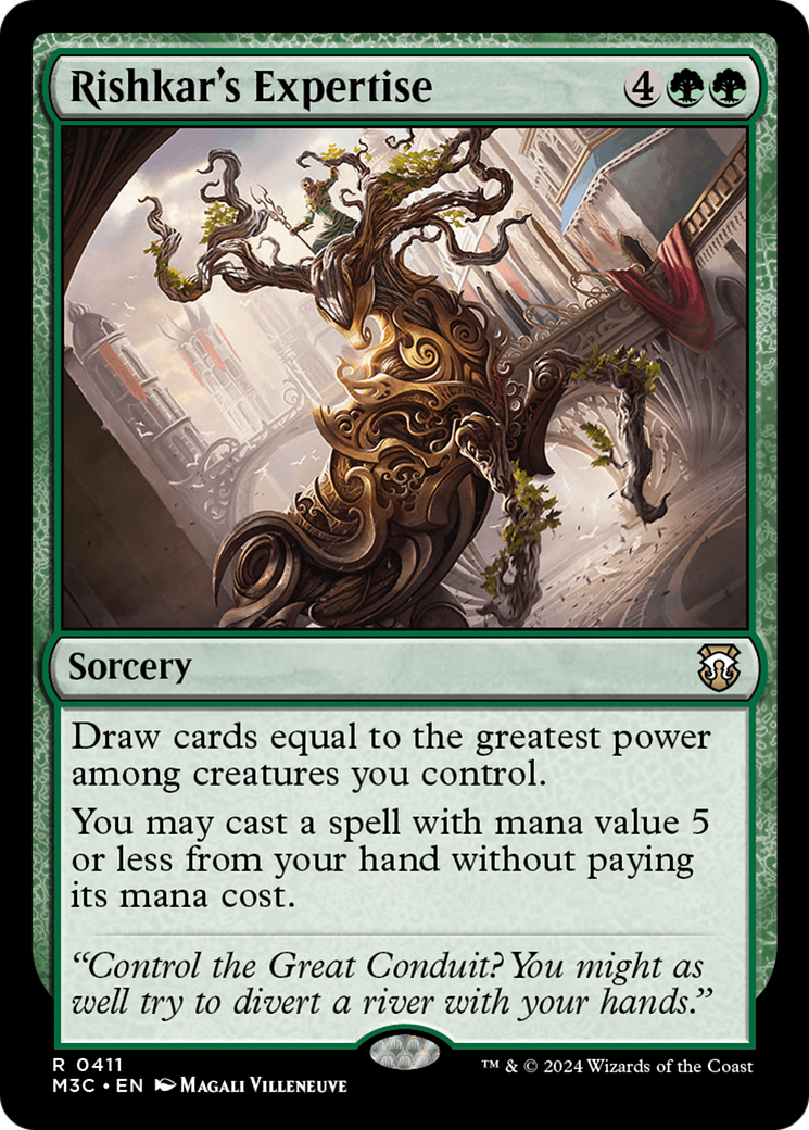 Rishkar's Expertise (Ripple Foil) [Modern Horizons 3 Commander] | Magic Magpie