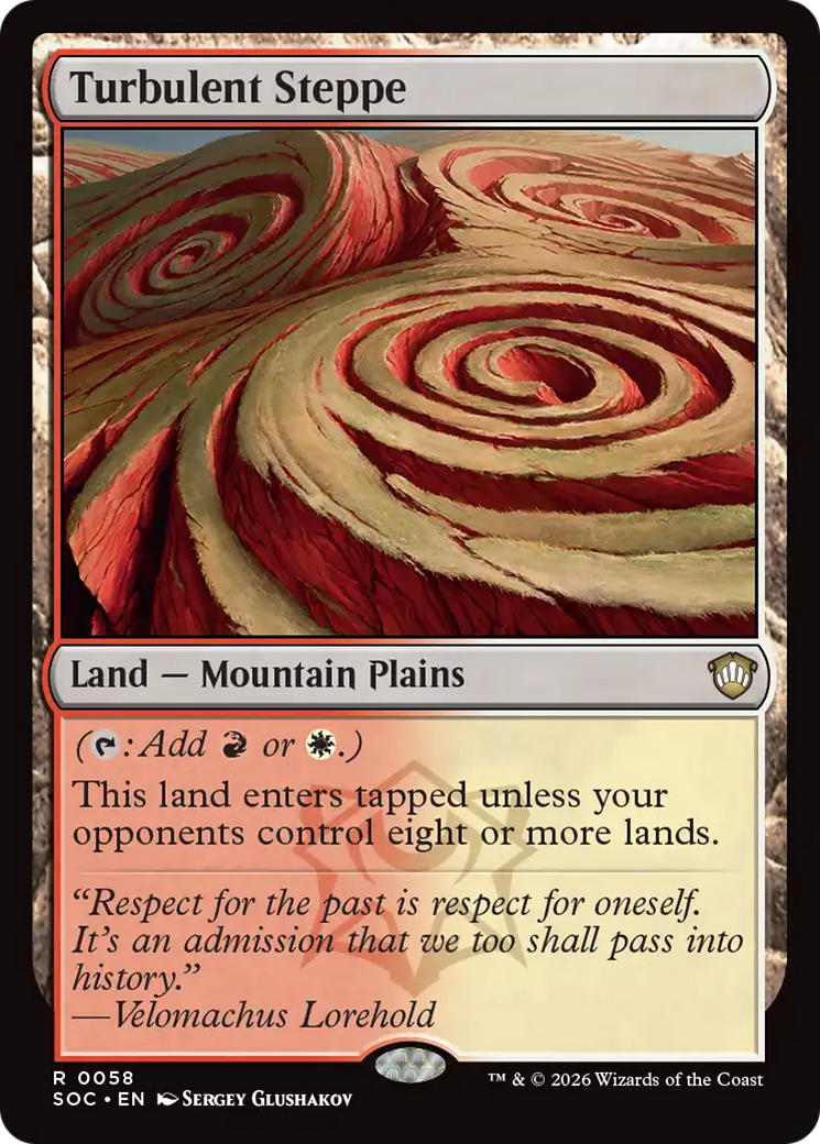 Turbulent Steppe [Secrets of Strixhaven Commander] | Magic Magpie