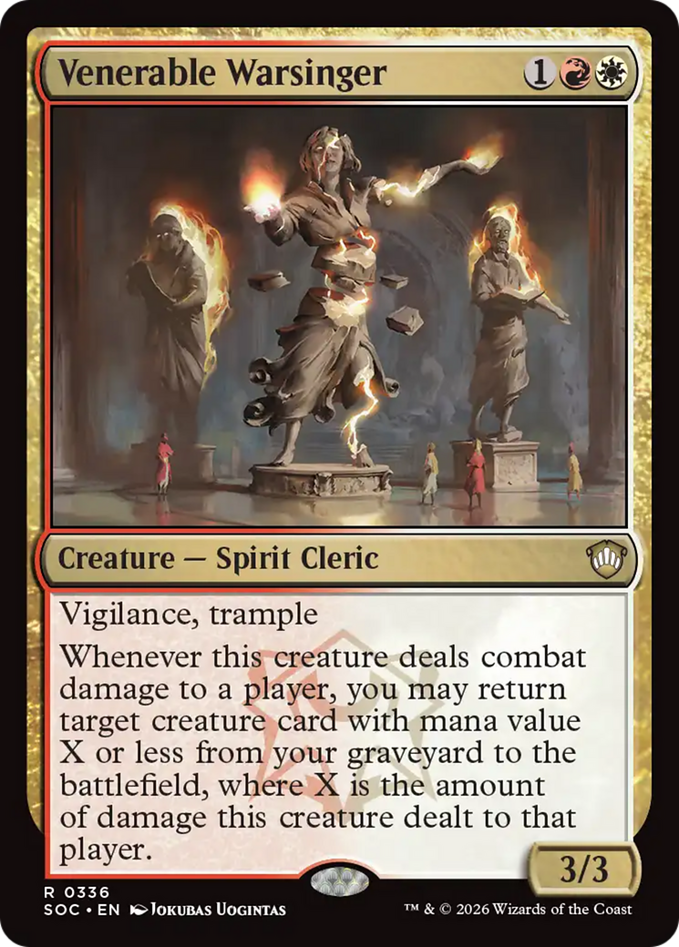 Venerable Warsinger [Secrets of Strixhaven Commander] | Magic Magpie