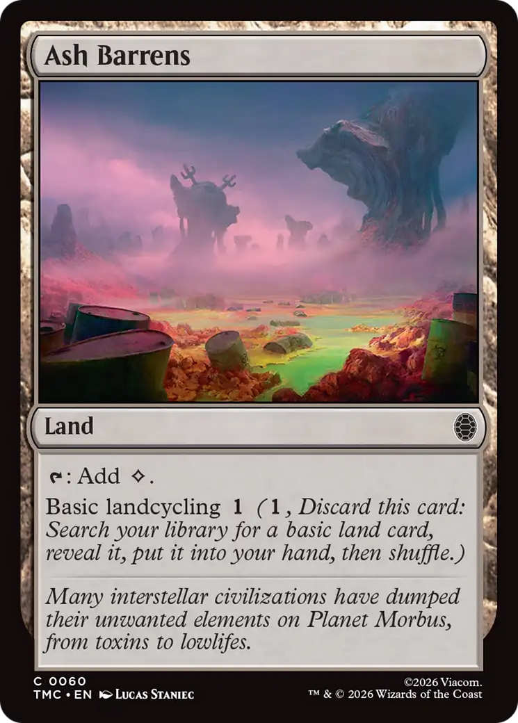 Ash Barrens [Teenage Mutant Ninja Turtles Commander] | Magic Magpie