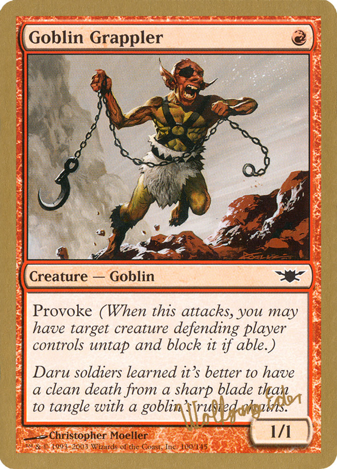 Goblin Grappler (Wolfgang Eder) [World Championship Decks 2003] | Magic Magpie