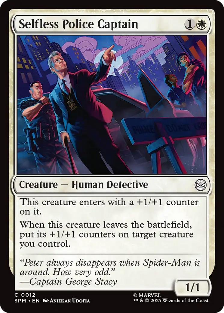 Selfless Police Captain [Marvel's Spider-Man] | Magic Magpie