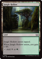 Jungle Hollow [Duskmourn: House of Horror Commander] | Magic Magpie