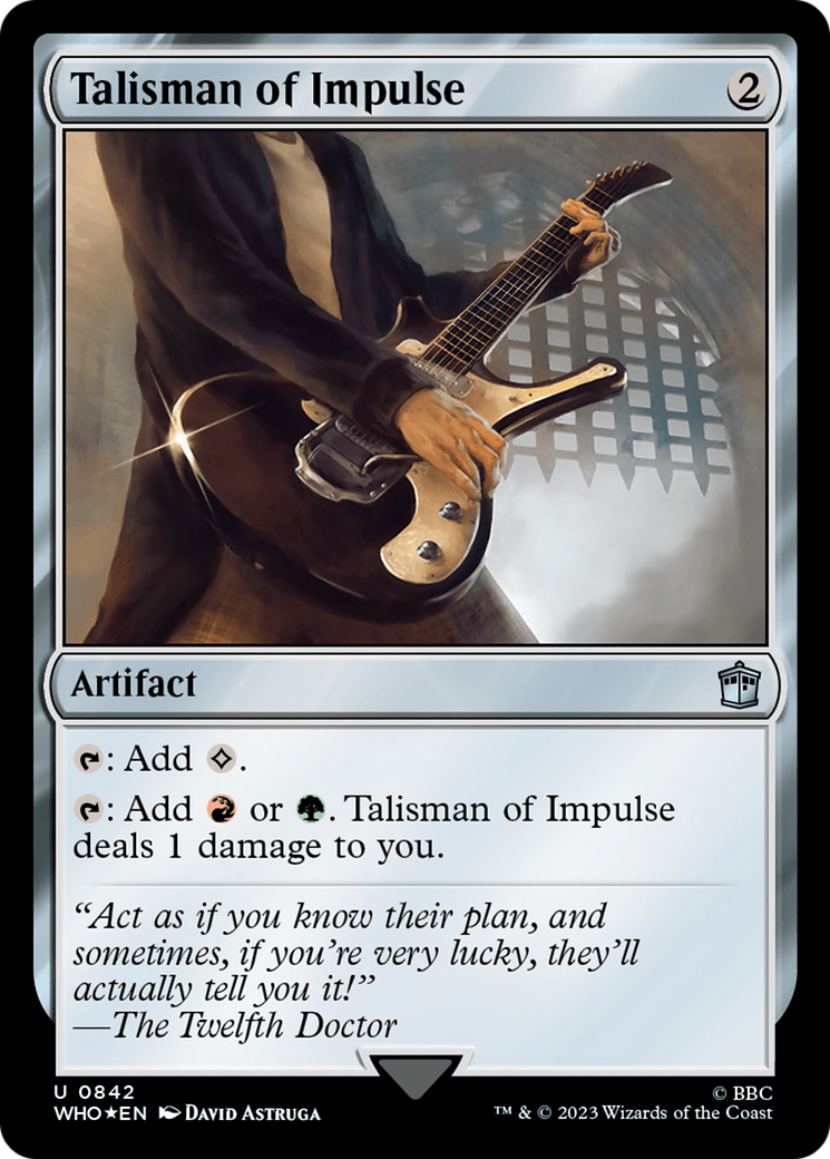 Talisman of Impulse (Surge Foil) [Doctor Who] | Magic Magpie