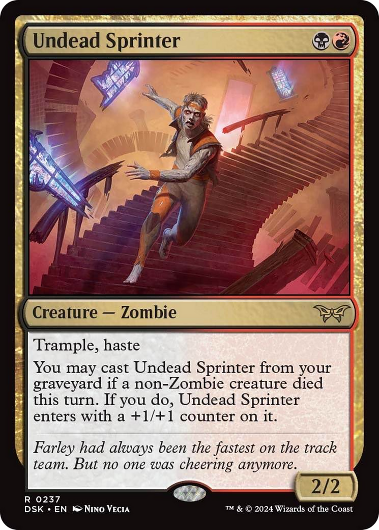 Undead Sprinter [Duskmourn: House of Horror] | Magic Magpie