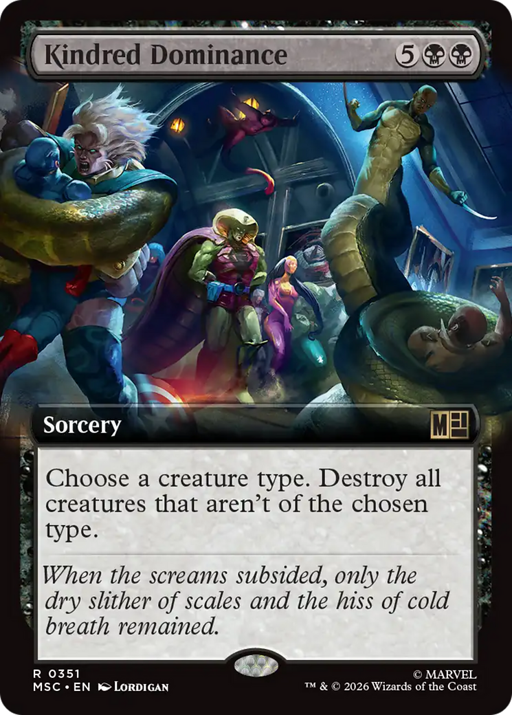 Kindred Dominance (Extended Art) [Marvel Super Heroes Commander] | Magic Magpie