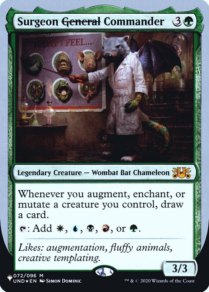 Surgeon General Commander (Unfinity Foil Edition) [The List] | Magic Magpie