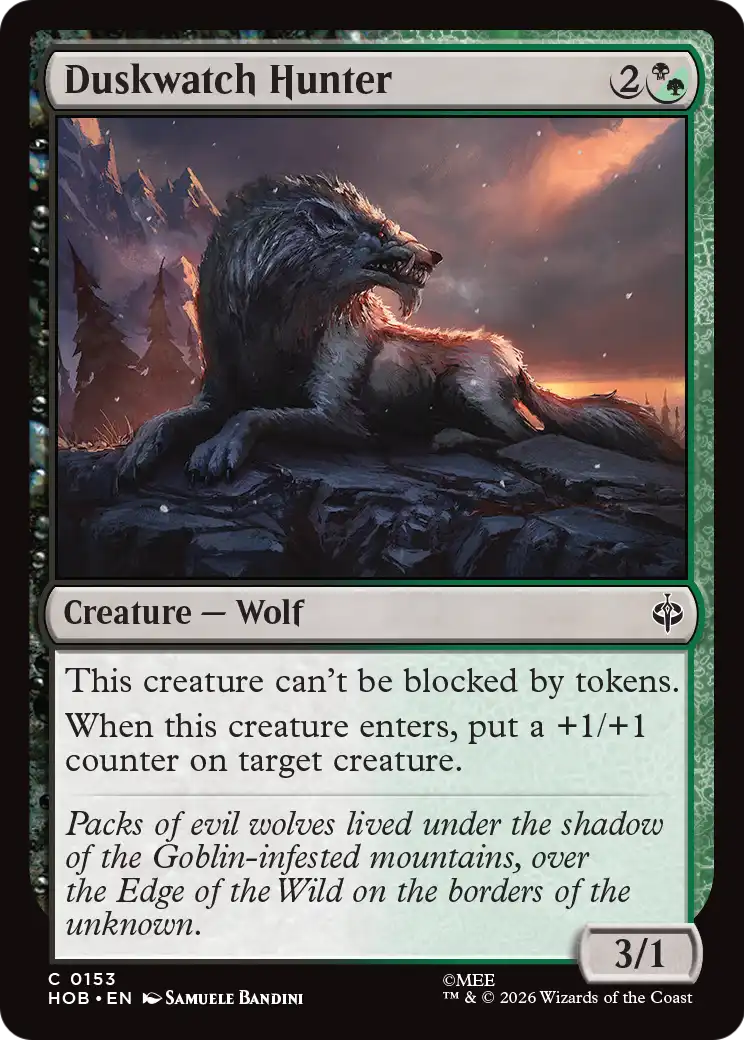 Duskwatch Hunter [The Hobbit] | Magic Magpie