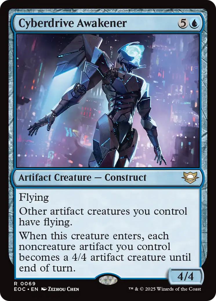 Cyberdrive Awakener [Edge of Eternities Commander] | Magic Magpie
