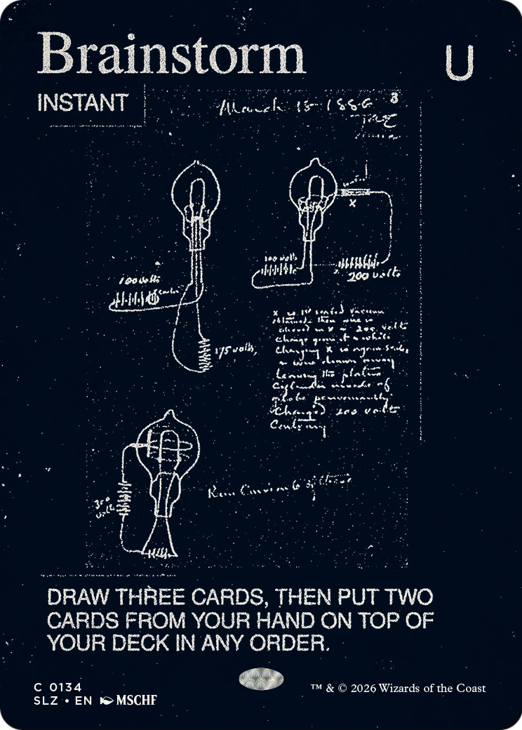 Brainstorm (0134) [Secret Lair x MSCHF: The Zeta Set] | Magic Magpie