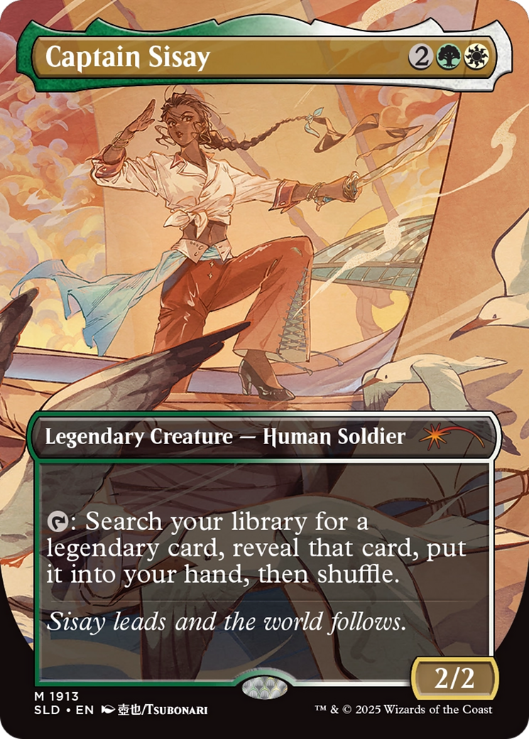 Captain Sisay (1913) (Rainbow Foil) [Secret Lair Drop Series] | Magic Magpie