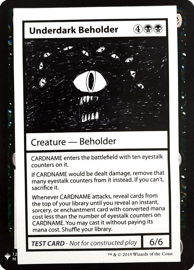 Underdark Beholder [Mystery Booster Playtest Cards] | Magic Magpie