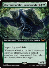 Overlord of the Hauntwoods (Extended Art) [Duskmourn: House of Horror] | Magic Magpie