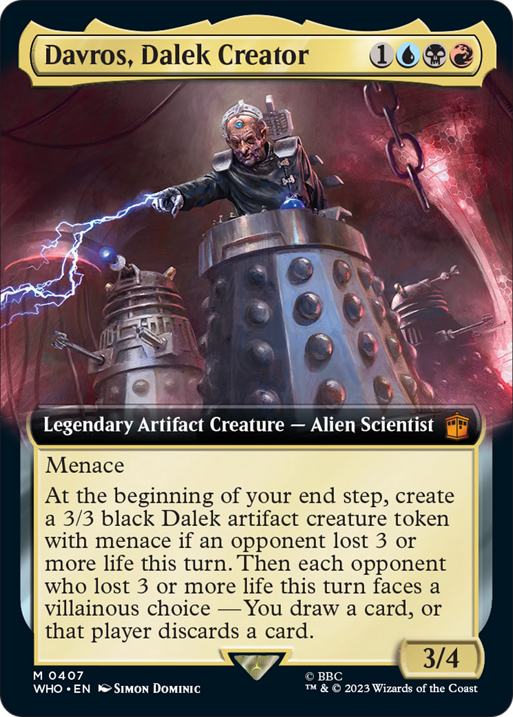 Davros, Dalek Creator (Extended Art) [Doctor Who] | Magic Magpie