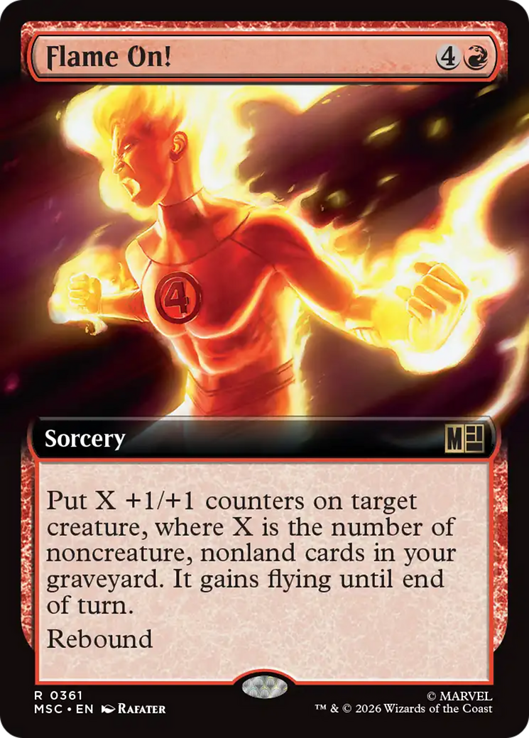 Flame On! (Extended Art) [Marvel Super Heroes Commander] | Magic Magpie
