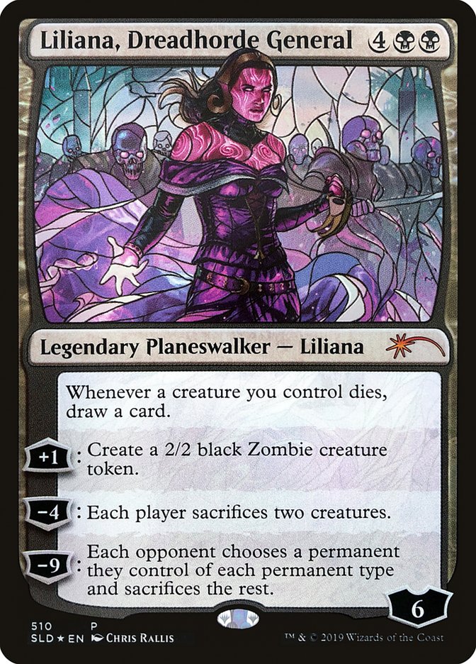 Liliana, Dreadhorde General (Stained Glass) [Secret Lair Drop Promos] | Magic Magpie