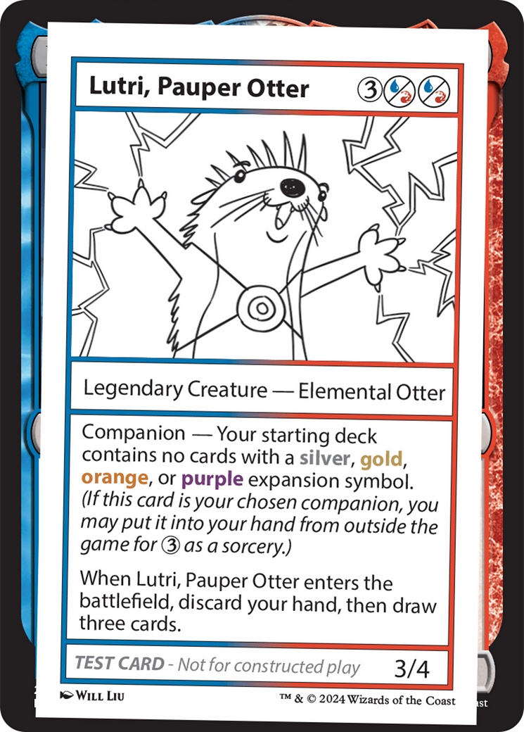 Lutri, Pauper Otter [Mystery Booster 2 Playtest Cards] | Magic Magpie