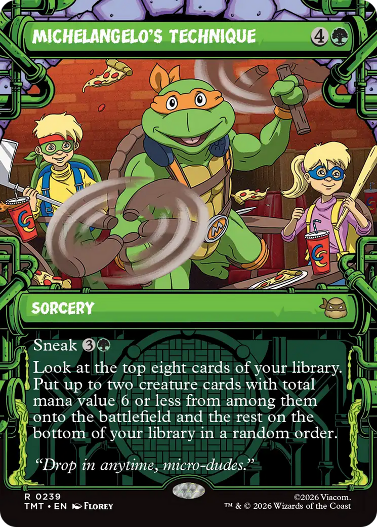 Michelangelo's Technique (Showcase) [Teenage Mutant Ninja Turtles] | Magic Magpie