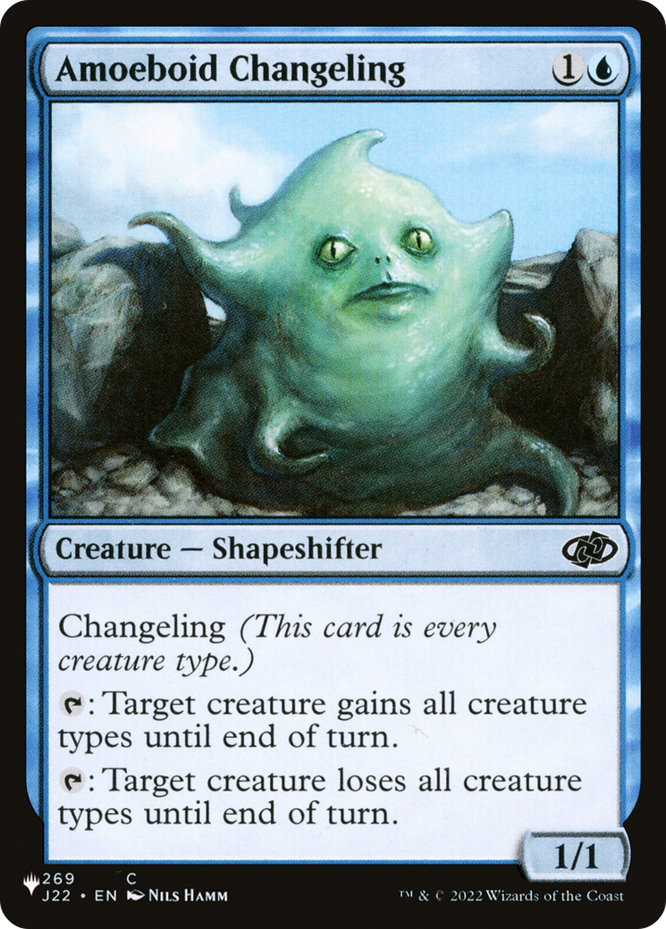 Amoeboid Changeling (J22) [The List Reprints] | Magic Magpie