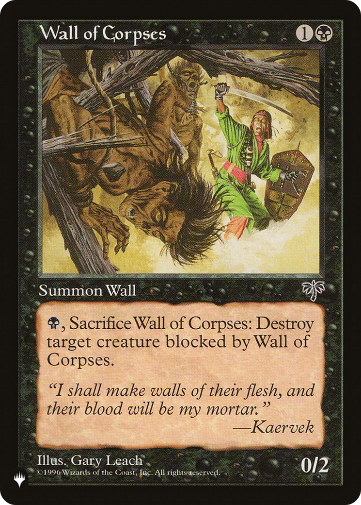 Wall of Corpses [The List Reprints] | Magic Magpie