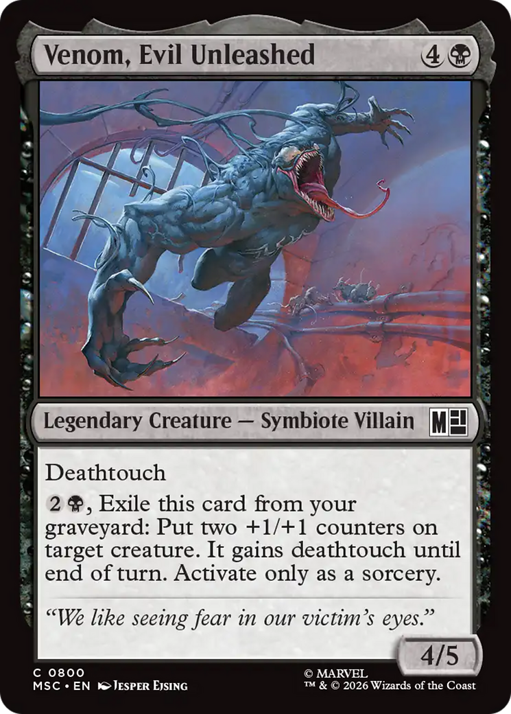 Venom, Evil Unleashed [Marvel Super Heroes Commander] | Magic Magpie