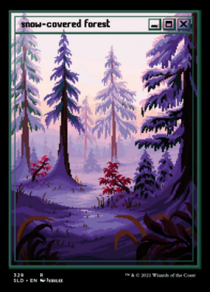 Snow-Covered Forest (329) [Secret Lair Drop Series] | Magic Magpie