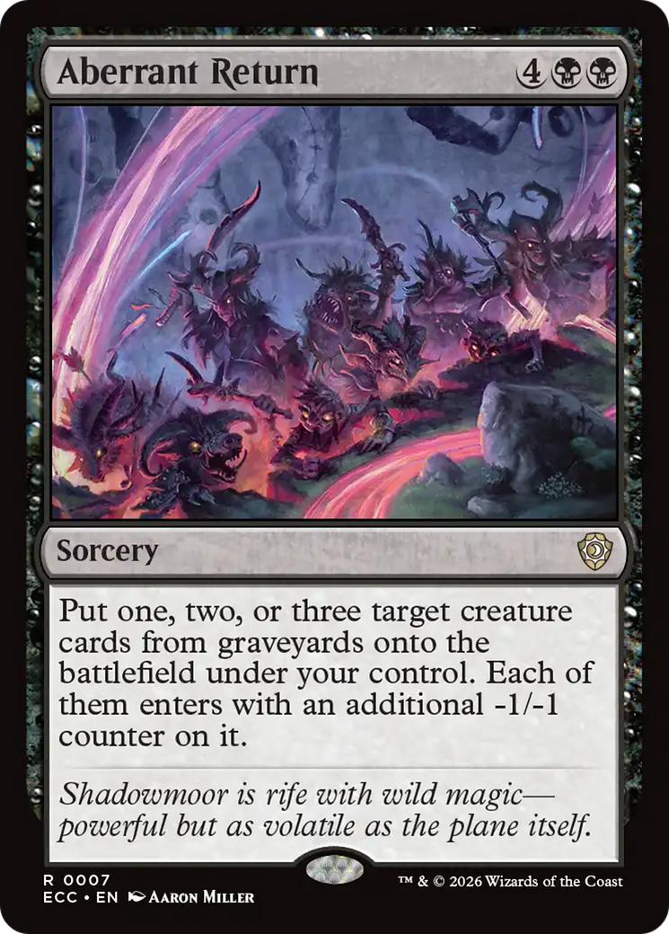 Aberrant Return [Lorwyn Eclipsed Commander] | Magic Magpie