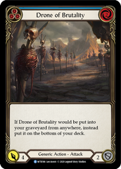Drone of Brutality (Blue) [U-WTR166] (Welcome to Rathe Unlimited)  Unlimited Normal | Magic Magpie