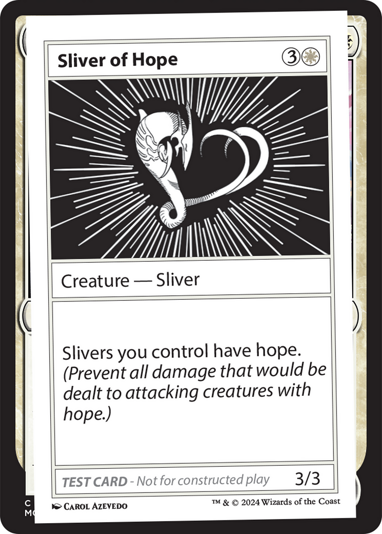 Sliver of Hope [Mystery Booster 2 Playtest Cards] | Magic Magpie