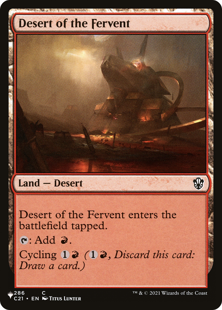 Desert of the Fervent [The List Reprints] | Magic Magpie