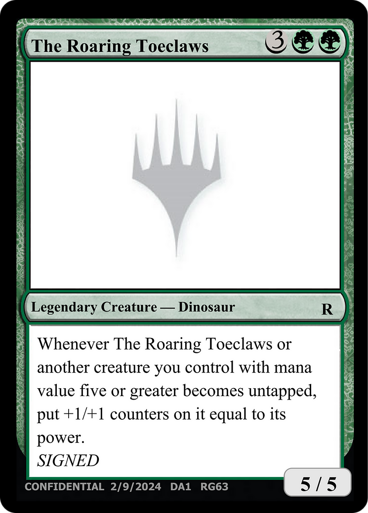 The Roaring Toeclaws [Unknown Event] | Magic Magpie