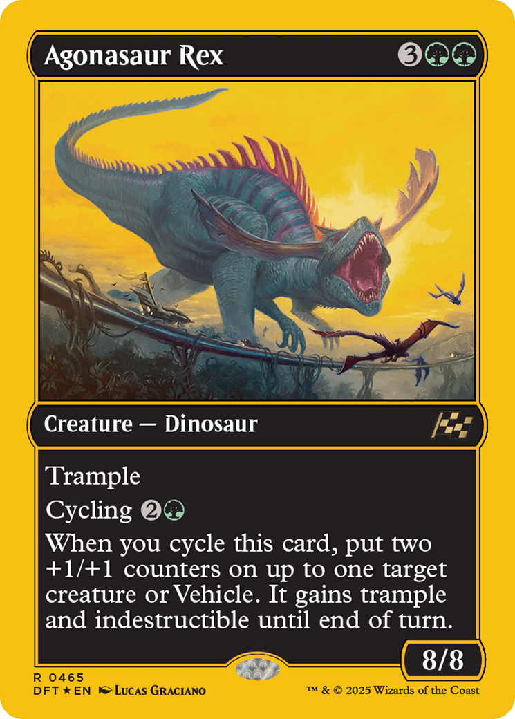 Agonasaur Rex (First-Place Foil) [Aetherdrift] | Magic Magpie