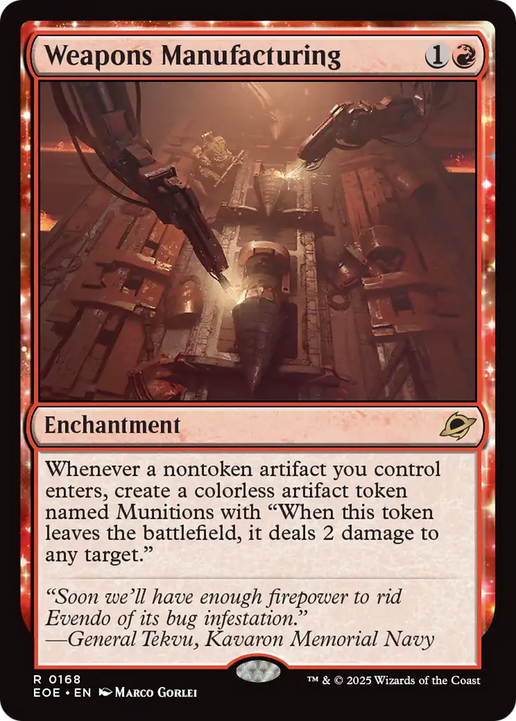 Weapons Manufacturing [Edge of Eternities] | Magic Magpie