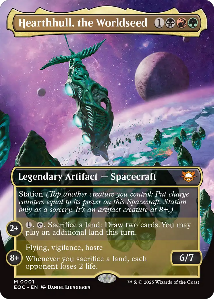 Hearthhull, the Worldseed (Borderless) [Edge of Eternities Commander] | Magic Magpie