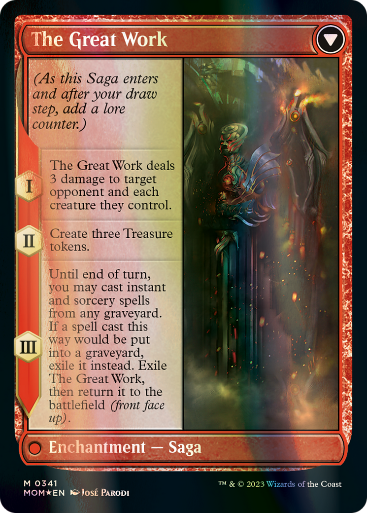 Urabrask // The Great Work (Serialized) [March of the Machine] | Magic Magpie