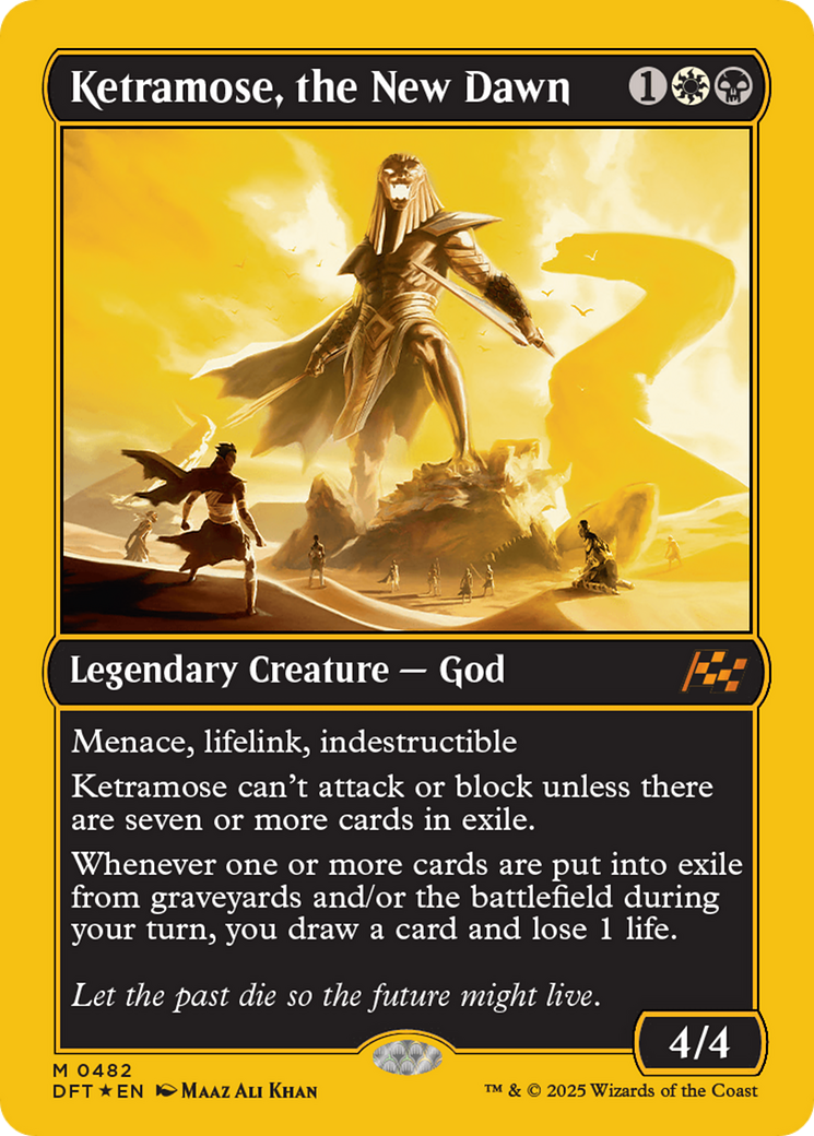 Ketramose, the New Dawn (First-Place Foil) [Aetherdrift] | Magic Magpie